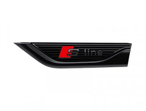 Audi A5 S Line Schriftzug Kotflügel links Logo Emblem 8W6071807G