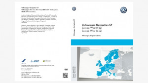 Volkswagen Original Software West Europa 2015 V12 für RNS 510 / 810 Navigationssystem 