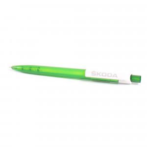 Skoda Kugelschreiber Grün Weiß 