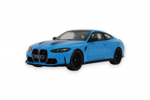 BMW M4 CS River Blue 2024 1:18 Modellauto GT Spirit GT511