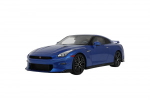 NISSAN GT-R Skyline Edition Bayside Blue 2024 1:18 Modellauto GT Spirit GT521