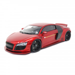 Audi R8 LB Works 1:18 Modellauto Miniatur 1/18 Liberty Walk 2022 Red Rot GT892 Candy Bodykit