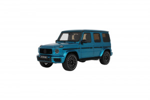 Mercedes Benz G63 AMG Hyper Blue Mango 2024 1:18 Modellauto GT Spirit GT925