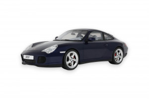 Porsche 911 Carrera 4S Dark Blue 2002 1:18 Modellauto GT Spirit GT938