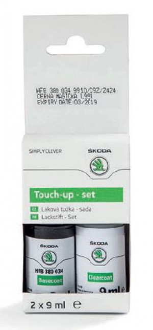 Skoda Lackstiftset Black Magic Perleffekt F9R Lackstift HFB380034