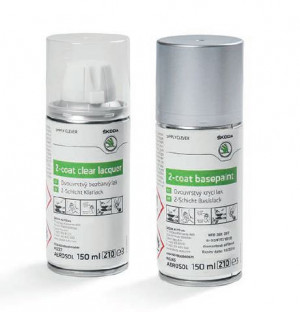Skoda Lackspray Set F7T Diamant Silber Metallic HFB381037