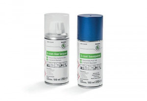 Skoda Lackspray Set F5W Race Blau Metallic HFB381084