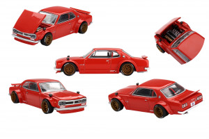 Nissan Skyline 2000GT-R (KPGC10) Kaido Street V1 1969 1:64 Modellauto KHMG175