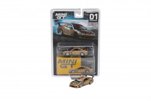 Nissan Silvia (S15) Top Secret D1GP 1999 1:64 Modellauto Mini GT MGT00714-BL