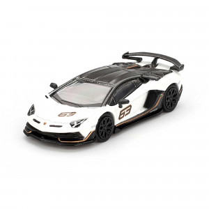 Lamborghini Aventador SVJ 63 1:64 Modellauto Miniatur Bianco Asopo Weiß MGT00842