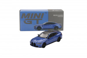 BMW M4 Competition (G82) Portimao Blue Modellauto Mini GT MGT00845-L