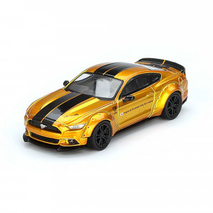 Ford Mustang LB-Works 1:64 Modellauto Miniatur 1/64 Gold MGT00847 Liberty Walk