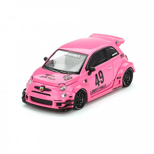 Fiat 595 Abarth LB-Works X Abas Works 1:64 Modellauto Miniatur Pink MGT00851