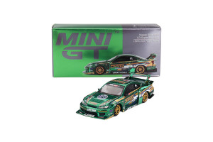 Nissan Silvia S15 LB-Super Silhouette Fauto Racing 2024 1:64 Modellauto MGT00858