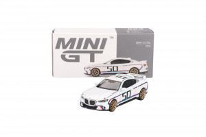 BMW 3.0 CSL White 1:64 Modellauto Mini GT MGT00863-L