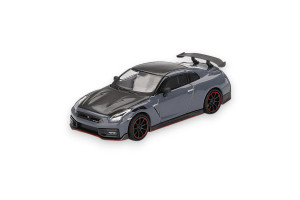 Nissan GT-R (R35) Nismo NISMO Stealth Gray 2024 1:64 Modellauto Mini GT MGT00868-L MGT00868 Plan B