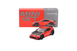 Toyota GR86 LB-Nation Red 2024 1:64 Modelauto Mini GT MGT00885
