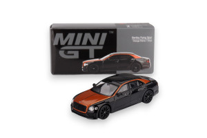 Bentley Flying Spur Orange Flame / Onyx 2024 1:64 Mini GT Modellauto MGT00991-L
