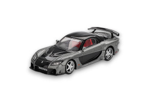 Mazda RX-7 VeilSide Fortune Grey 2011 1:64 Modellauto Mini GT MGT01057-L MGT01057