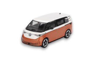 Volkswagen ID.Buzz Candy White / Energetic Orange 2024 1:64 Mini GT MGT01061-L MGT01061