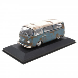 VW T2 Typ 2 Camper 1:43 Modellauto Miniatur 1/43 Corgi Blau Rostig Bay Rat 14601 VA14601