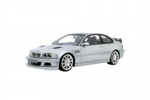 BMW E46 M3 GTR Street Titan Silver Metallic 354 2001 1:18 Modellauto OT1128