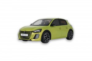 Peugeot E 208 GT Jaune Agueda 2024 1:18 Modellauto Ottomobile OT1164
