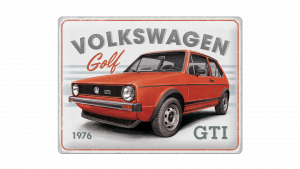 VW GTI 1976 Nostalgic-Art Retro Blechschild 30 x 40 cm Schild Z 093138