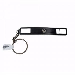 GTI Schlüsselanhänger mit Charm in Sichtverpackung - since 1976, Farbe:  silber
