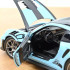 Porsche 911 GT3 RS mit Weissachpaket 2022 Gulfblau 1:18 Modellauto Norev 187367