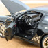 Porsche 911 GT3 RS 2009 Schwarz-Weiß-Gold metallic 1:18 Modellauto Norev 187563