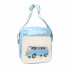 Retro Schultertasche Hellblau 