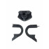 VW Seat Skoda Abdeckkappe Sicherheitsgurt oben Schwarz Gurthalter 1J0858189C B41