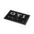 VW GTI Bodenschutzmatte Bodenmatte Fußabtreter Vorleger Schwarz 1K6087703A