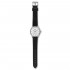 Audi Damen Uhr 3101900700 Silber Schwarz Armbanduhr Watch Edelstahl Rindsleder Original