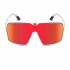 Audi Sport Sonnenbrille verspiegelt weiß/rot Sunglasses Brille 3112200510
