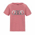 Audi Shirt Mädchen Kinder rot/weiß