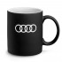 Audi Tasse Schwarz 3291900500 Kaffeetasse Becher Porzellan Mug Kaffeebecher Orignal