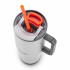 Audi Thermobecher Strohhalm hellgrau Isolierflasche Cup Becher 3292500200