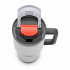 Audi Thermobecher Strohhalm hellgrau Isolierflasche Cup Becher 3292500200