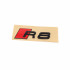 Audi R8 Schriftzug Emblem Logo Schwarz