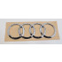 Audi Ringe für die Heckklappe A6 4G Emblem Logo 4G9853742  2ZZ