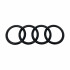 Original Q7 4M Audi Ringe Schwarz 4M0853605 glänzend Grill Vorne Logo Emblem 4M0071801