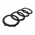 Original Q7 4M Audi Ringe Schwarz 4M0853605 glänzend Grill Vorne Logo Emblem 4M0071801