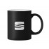 Seat Tasse Schwarz Coffee Mug Kaffeetasse Kaffeebecher Becher 6H1069601 KAA