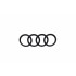 Audi Ringe Kühlergrill schwarz glänzend 8T0853605  T94