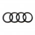 Audi Ringe Schwarz Glänzend Selbstklebend Zeichen Emblem Black Edition Heck 8U0853742B T94