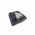 Audi Original A3  Alu Leder Schaltknauf mit felsgrauer Naht 6 Gang Schaltmanschette Knauf Manschette  8V0863278G JAJ