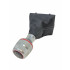 Audi Original A3  Alu Leder Schaltknauf mit felsgrauer Naht 6 Gang Schaltmanschette Knauf Manschette  8V0863278G JAJ