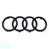 Audi Zeichen vorn Schwarz Hochglanz 8W0071801 Audi Ringe